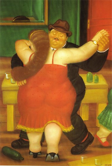 couple-dancing botero